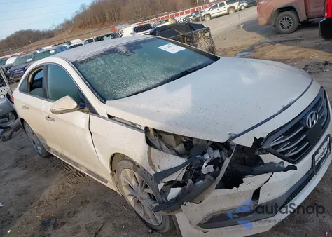 2017 Hyundai Sonata Limited 2.0T z USA, uszkodzony, nr VIN 5NPE34AB5HH468423